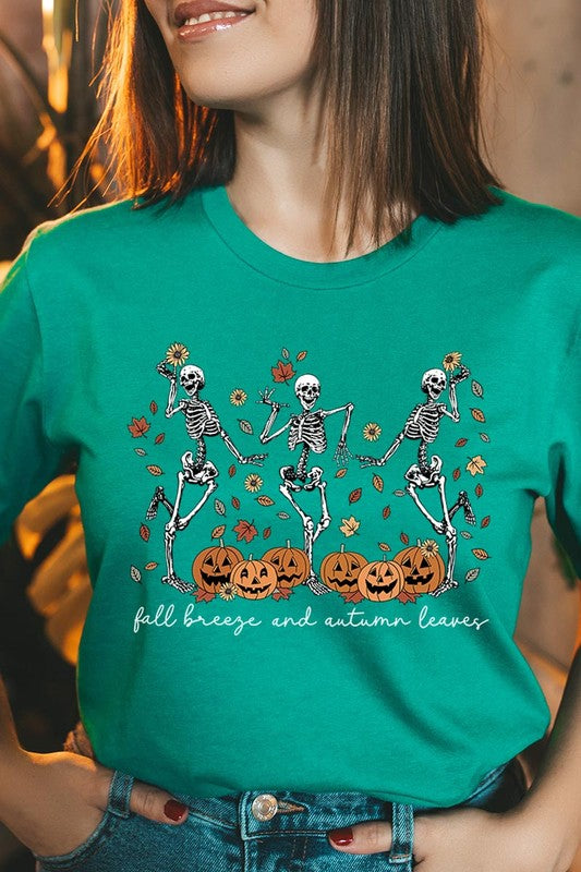 Autumn Skeleton Graphic Tee