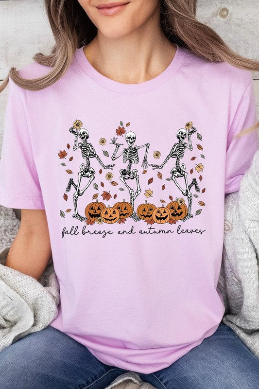 Autumn Skeleton Graphic Tee