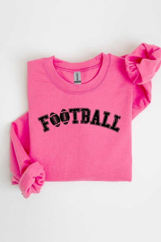 Unisex football-themed fleece sweatshirts for every occasion