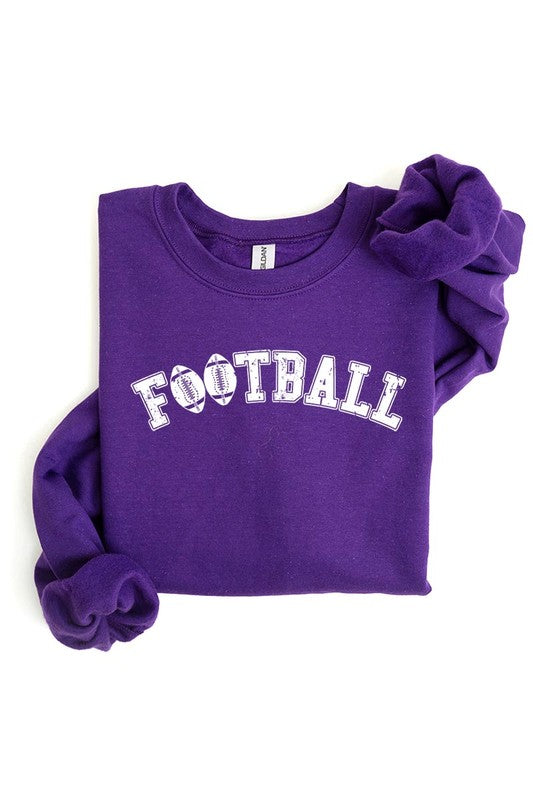 Unisex football fleece sweatshirts