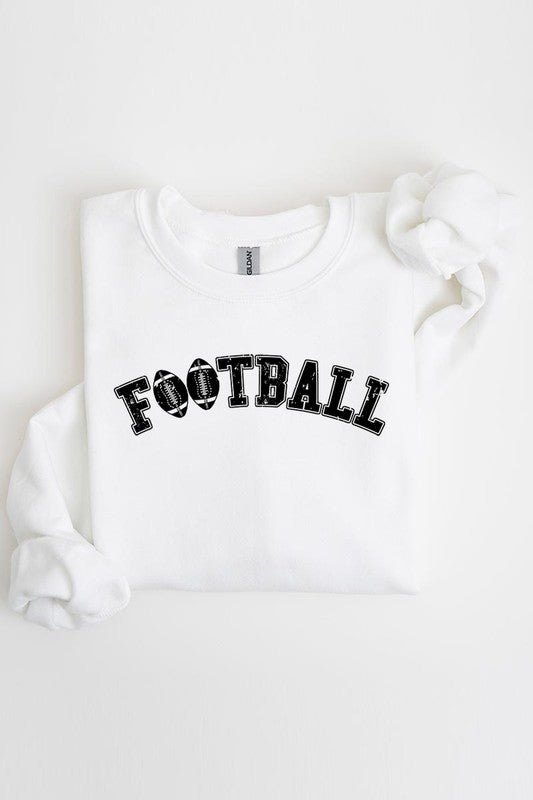 Unisex football fleece sweatshirts