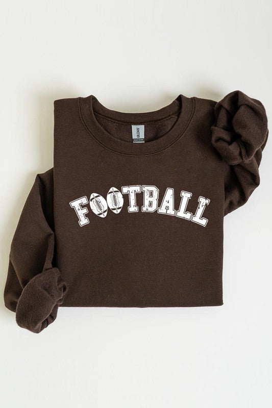 Unisex football-themed fleece sweatshirts for every occasion