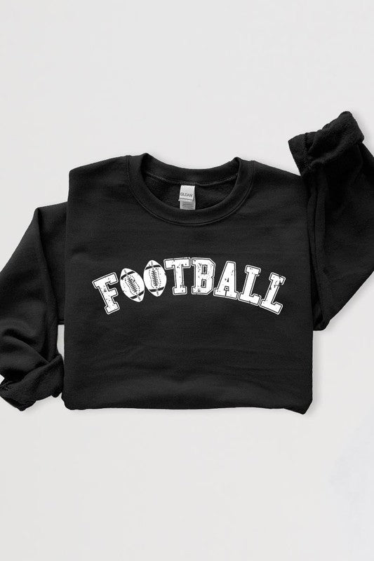 Unisex football fleece sweatshirts