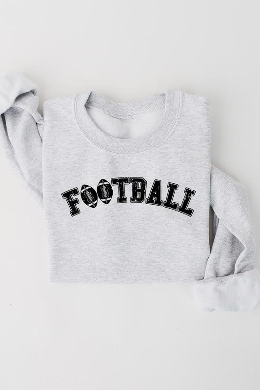 Unisex football fleece sweatshirts