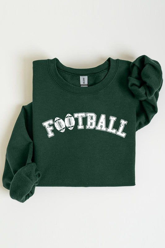 Unisex football fleece sweatshirts