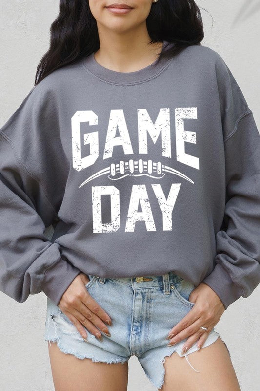 Game day football fleece sweatshirt