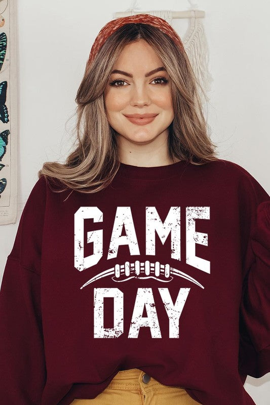 Game day football fleece sweatshirt