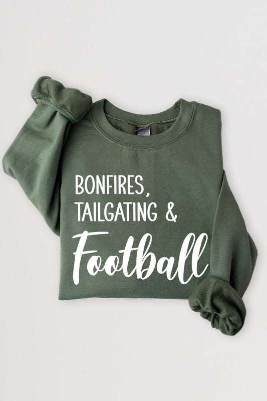 Bonfire football sweatshirts