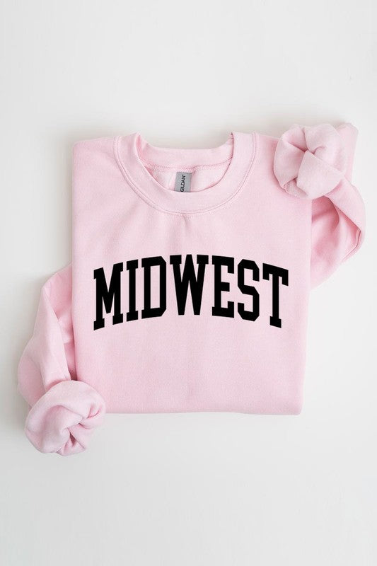 Midwest graphic fleece sweatshirts