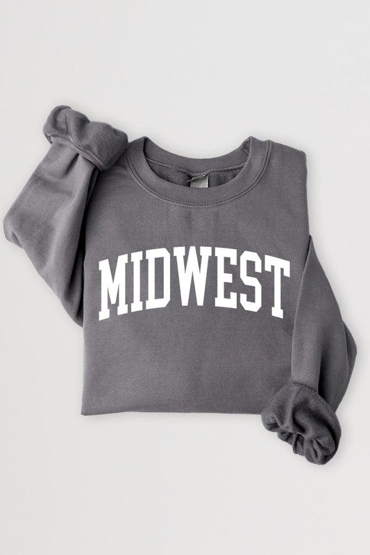 Midwest style graphic fleece sweatshirts for all occasions