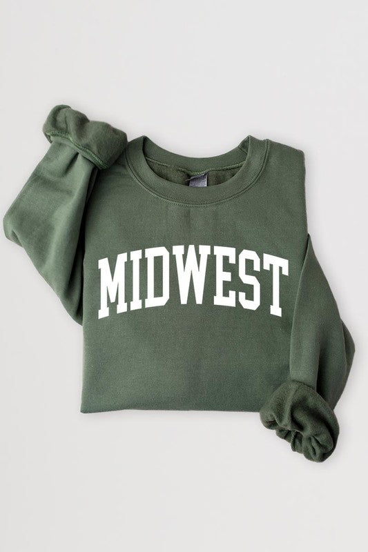 Midwest style graphic fleece sweatshirts for all occasions