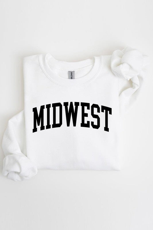 Midwest style graphic fleece sweatshirts for all occasions