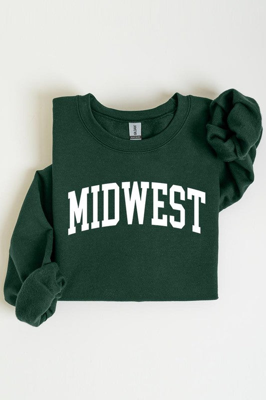 Midwest graphic fleece sweatshirts