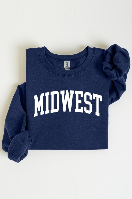 Midwest style graphic fleece sweatshirts for all occasions