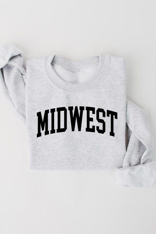 Midwest graphic fleece sweatshirts