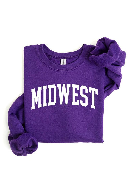 Midwest graphic fleece sweatshirts