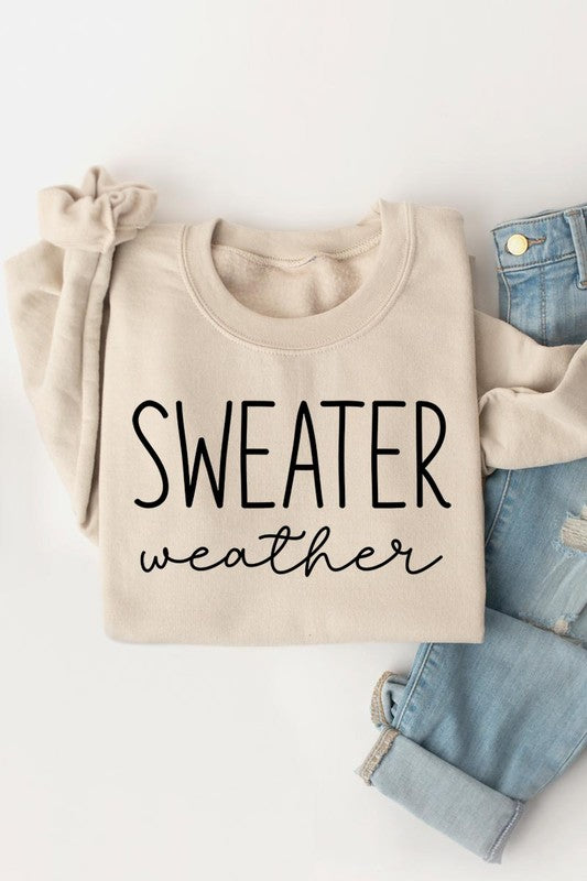 Cozy crew neck sweatshirts for sweater weather