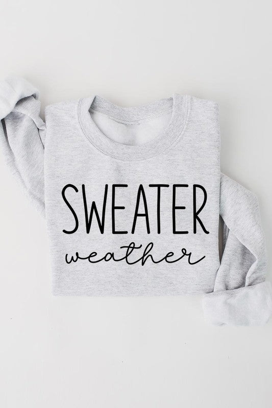 Cozy crew neck sweatshirts for sweater weather