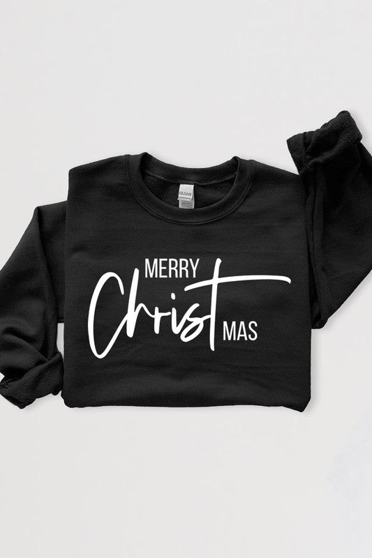 Merry Christmas fleece sweatshirts