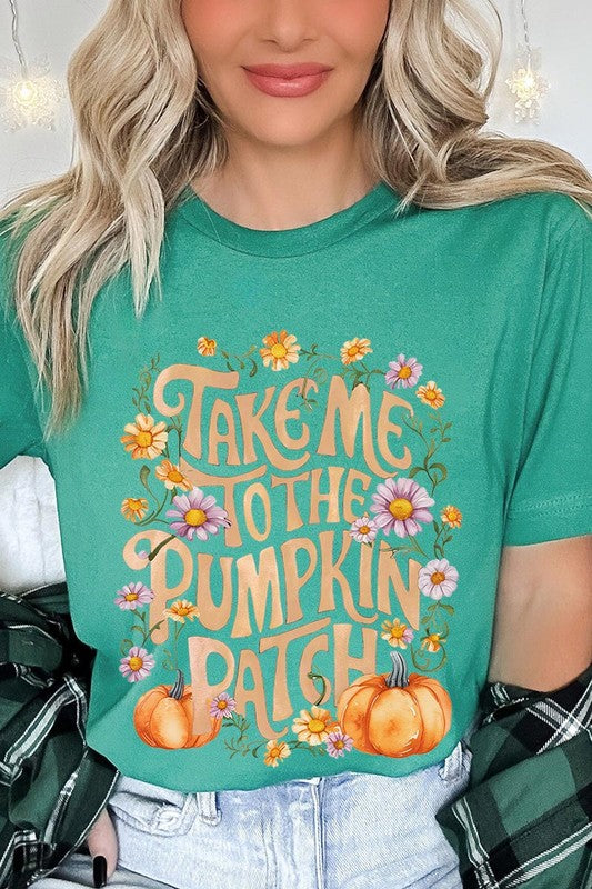 Pumpkin patch graphic tee for all