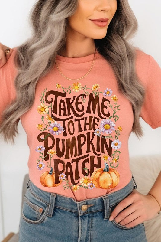 Pumpkin patch graphic tee for all