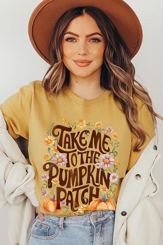 Pumpkin patch graphic tee for all