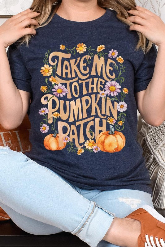 Pumpkin patch adventure graphic tee