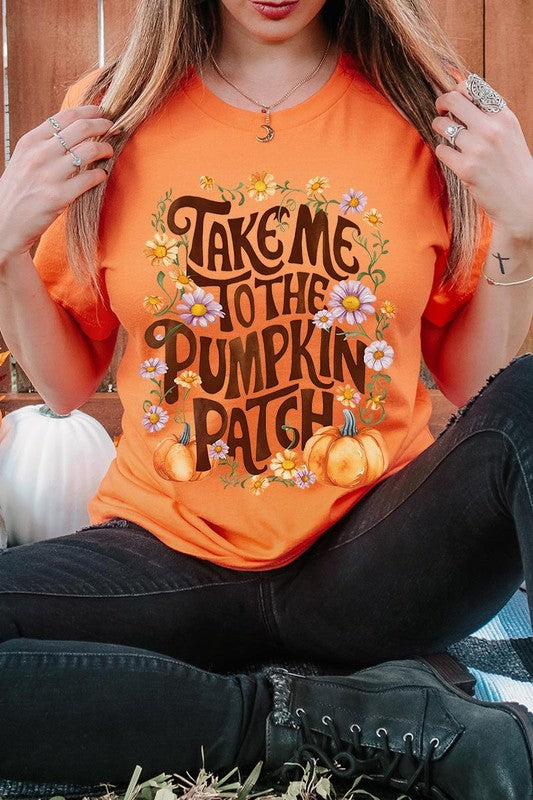 Pumpkin patch adventure graphic tee