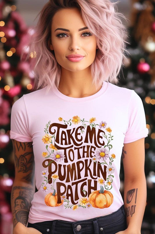 Pumpkin patch adventure graphic tee