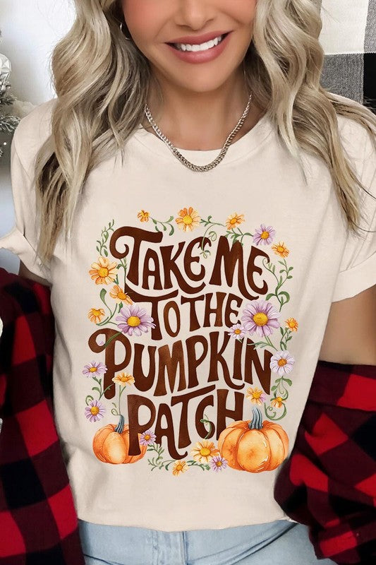 Pumpkin patch graphic tee for all