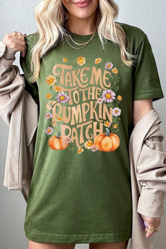 Pumpkin patch adventure graphic tee