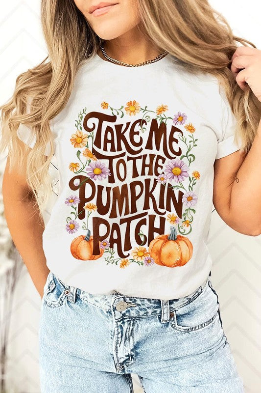 Pumpkin patch adventure graphic tee