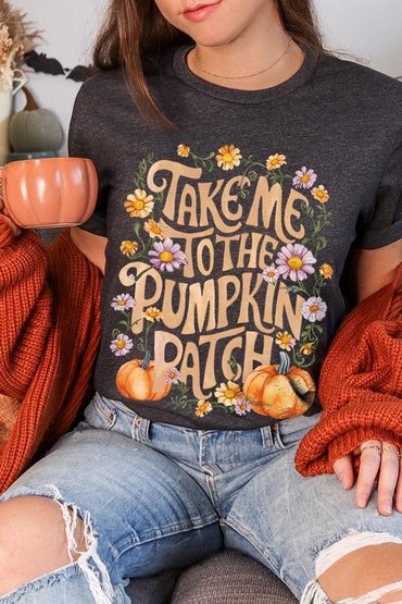 Pumpkin patch graphic tee for all