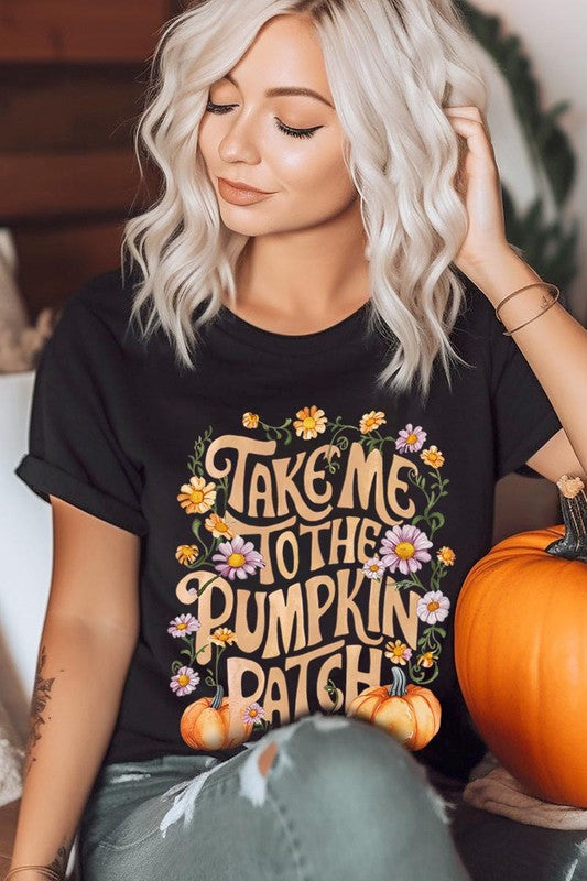 Pumpkin patch adventure graphic tee