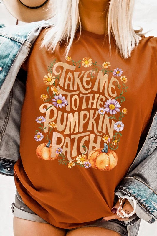 Pumpkin patch graphic tee for all