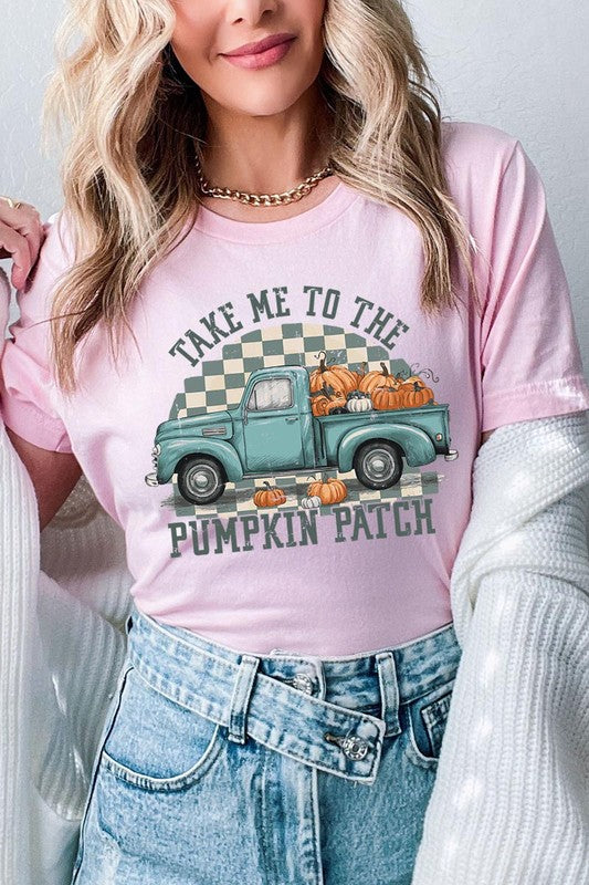 Pumpkin patch adventure graphic tee