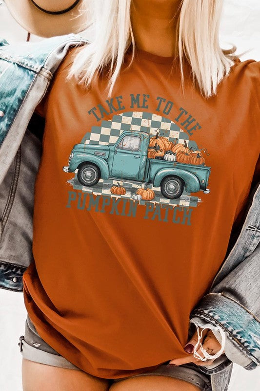 Pumpkin patch adventure graphic tee