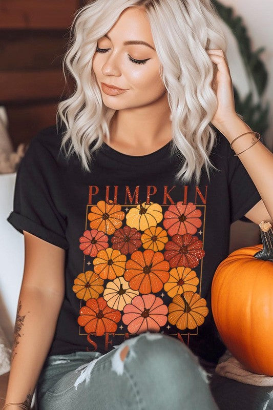 Boho Pumpkin Tee - Unisex Cotton