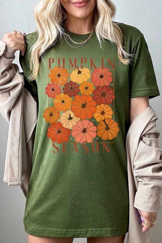 Boho Pumpkin Tee - Unisex Cotton