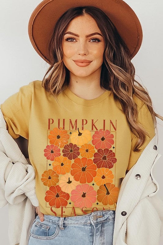 Boho Pumpkin Tee - Unisex Cotton