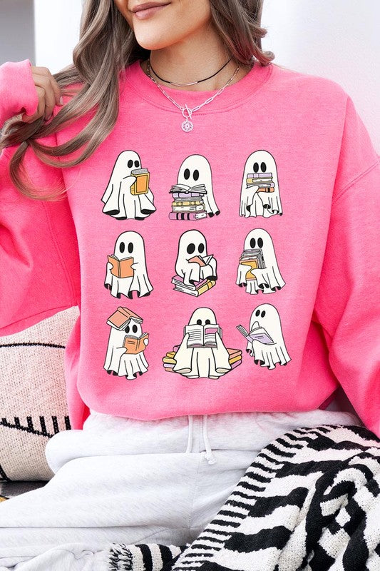 Hauntingly Hilarious Bookworm Fleece Sweatshirts