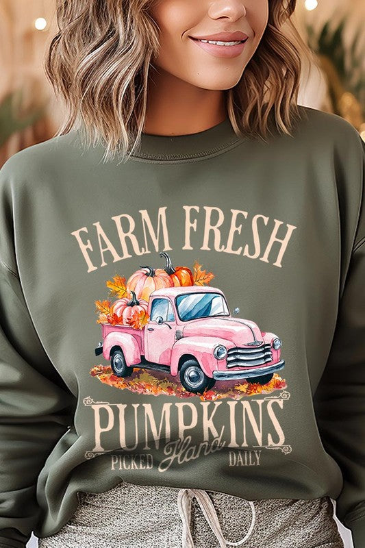 Farm fresh pumpkin truck sweatshirt