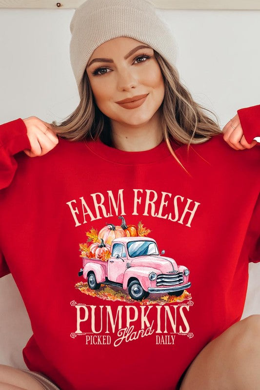 Farm fresh pumpkin truck sweatshirt