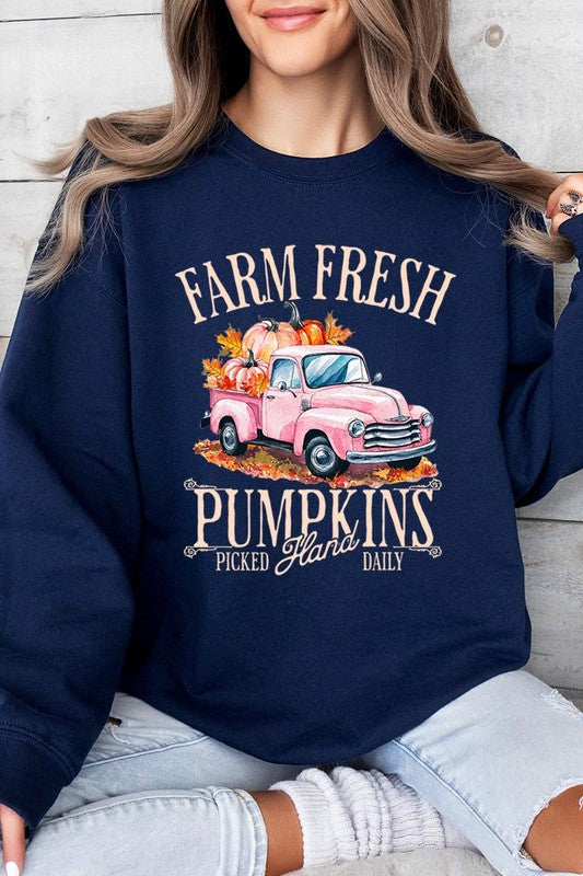 Farm fresh pumpkin truck sweatshirt