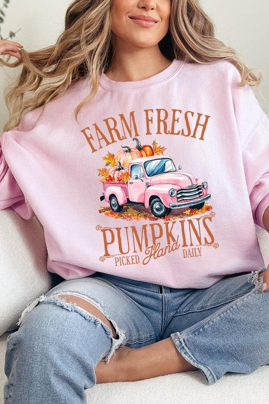 Farm fresh pumpkin truck sweatshirt