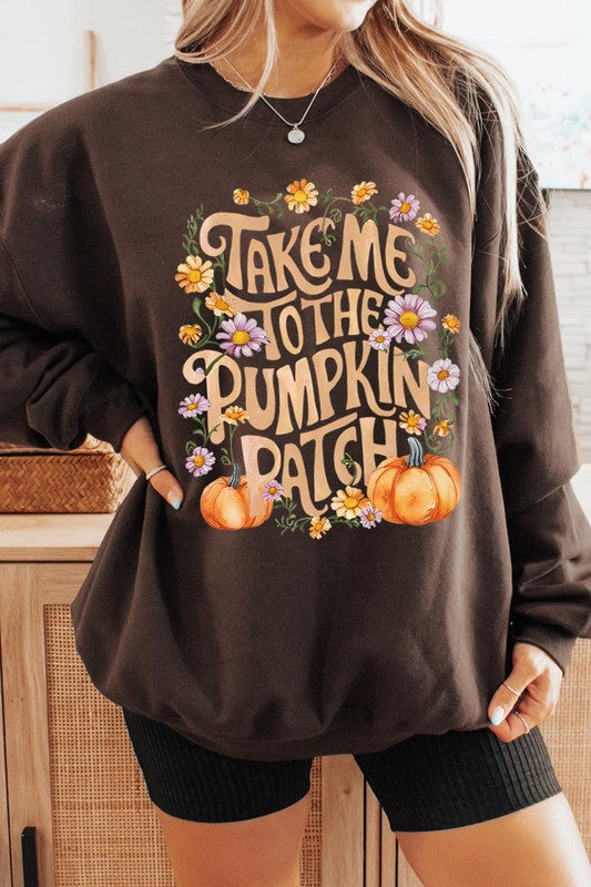 Pumpkin Patch Fleece Sweatshirt