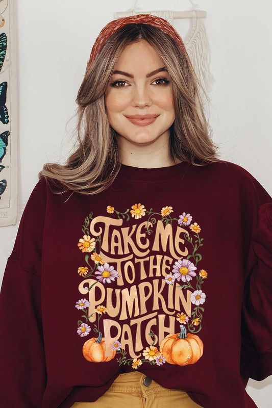 Pumpkin Patch Fleece Sweatshirt