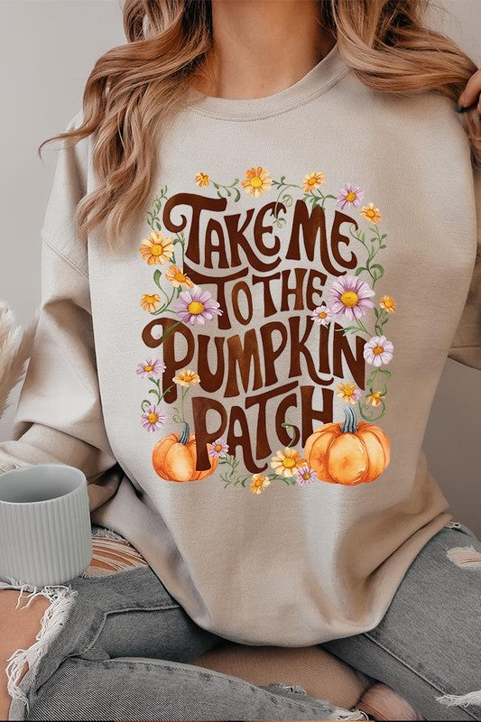 Pumpkin Patch Fleece Sweatshirt