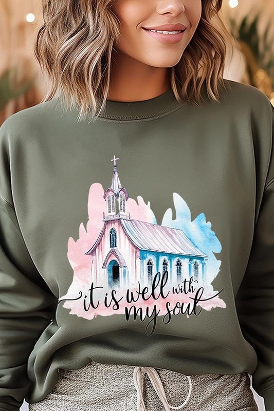 Soulful Comfort Graphic Sweatshirt