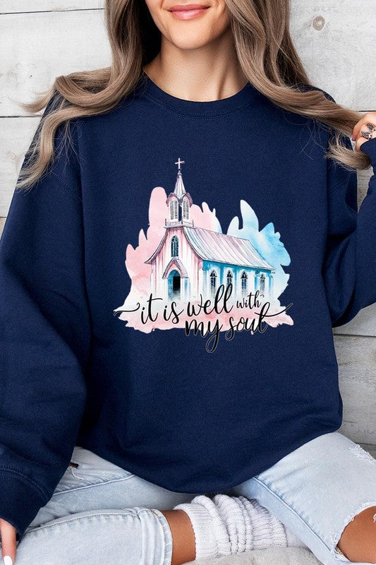 Soulful Comfort Graphic Sweatshirt